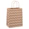 10" Kraft Dots & Chevron Paper Bag Value Pack by Celebrate It™